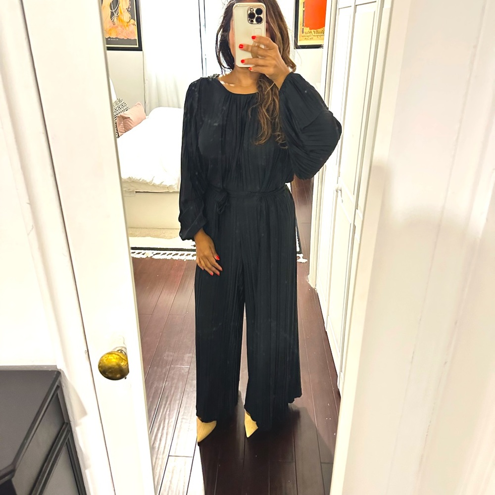 Zara pleated jumpsuit